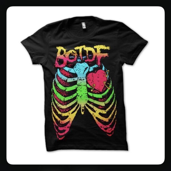 BOTDF - Neon Ribcage Shirt (THROWBACK ALBUM INCLUDED)