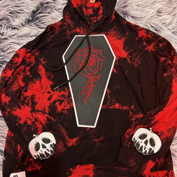 Dark Arts Red Grunge Light Hoodie