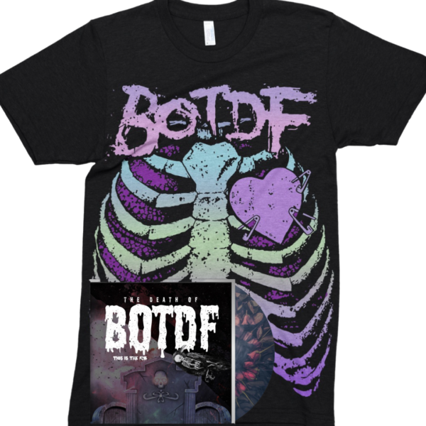 BOTDF - Pastel Neon Ribcage Shirt (Free Death Album Included)