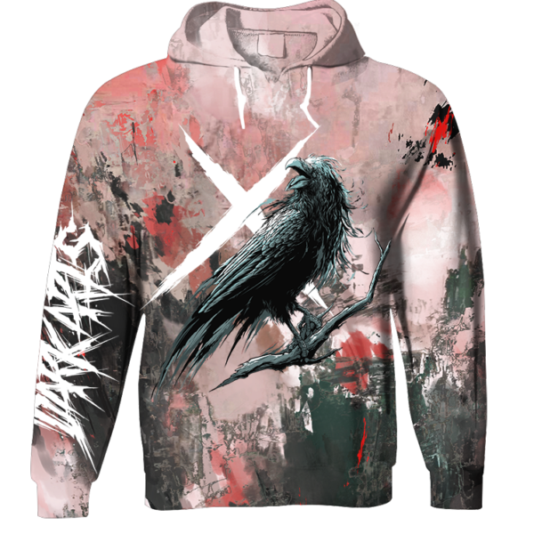 Raven X Pull Over Hoodie