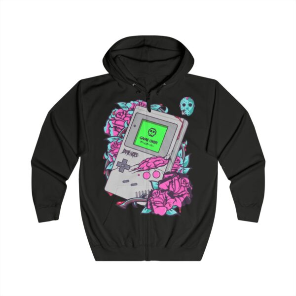 Game Over Zip Up Hoodie (FREE GIFT INCLUDED)