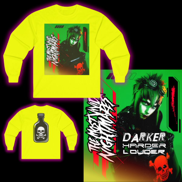 TMVN DARKER HARDER LOUDER SHIRT + AUTOGRAPHED ALBUM